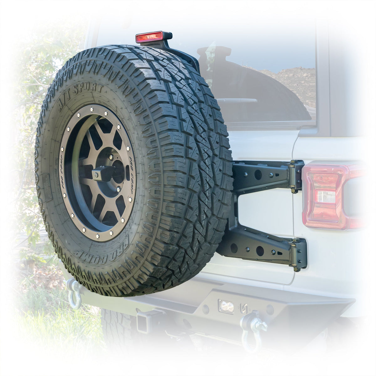 Jeep JL Tailgate Reinforcement Tire Carrier | 2018–2025 - Turn Offroad