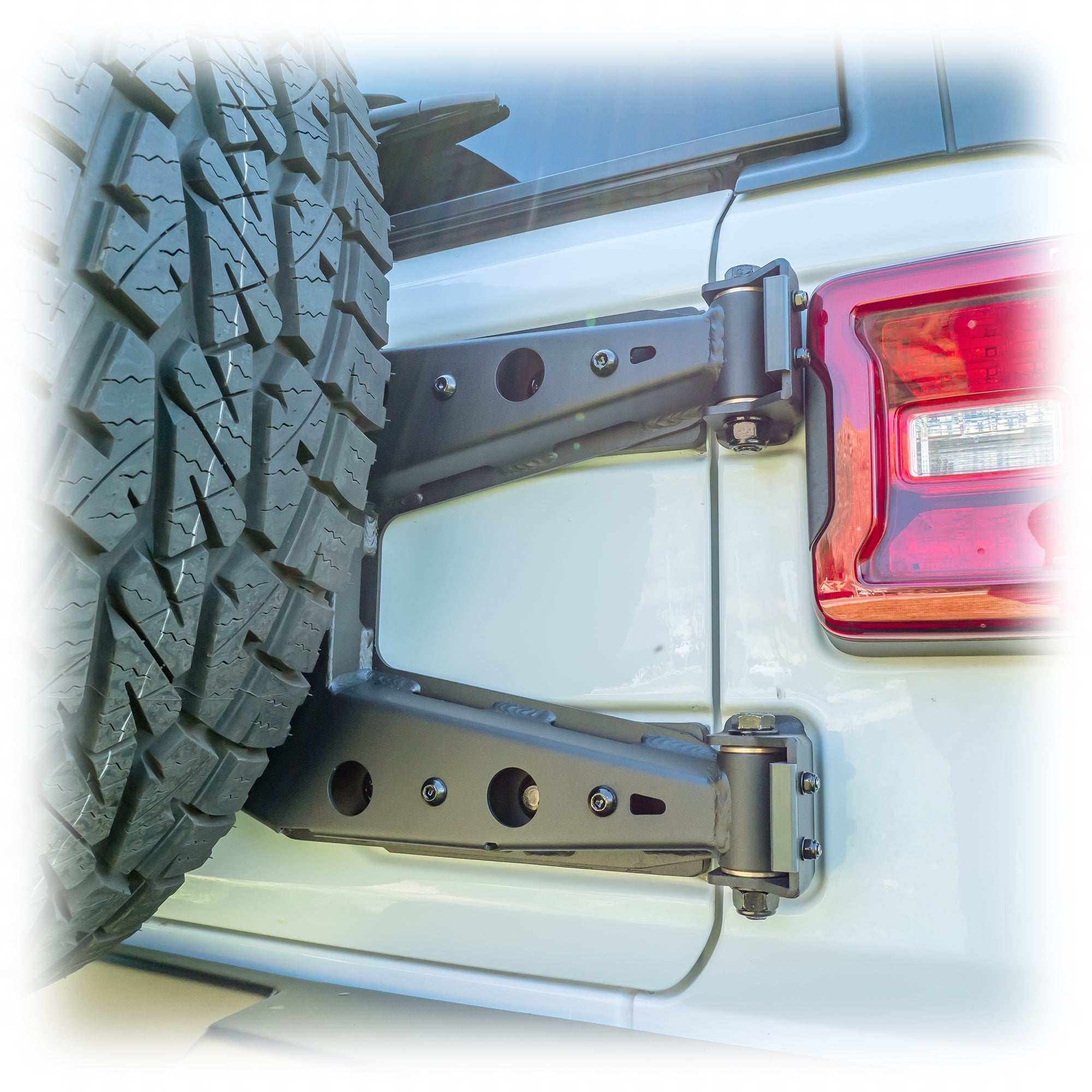 Jeep JL Tailgate Reinforcement Tire Carrier | 2018–2025 - Turn Offroad