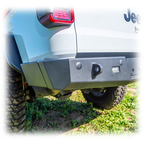 Jeep JT Gladiator Rear Bumper with Frame - Mounted Rock - Slider Wings | 2020–2025 - Turn Offroad