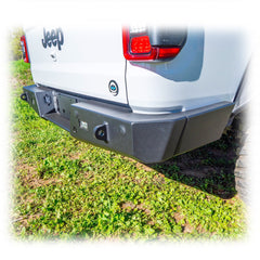 Jeep JT Gladiator Rear Bumper with Frame - Mounted Rock - Slider Wings | 2020–2025 - Turn Offroad