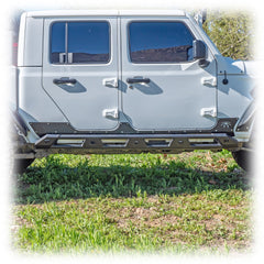 Jeep JT Gladiator Rock Sliders | With Frame - Mount System | 2020–2025 - Turn Offroad