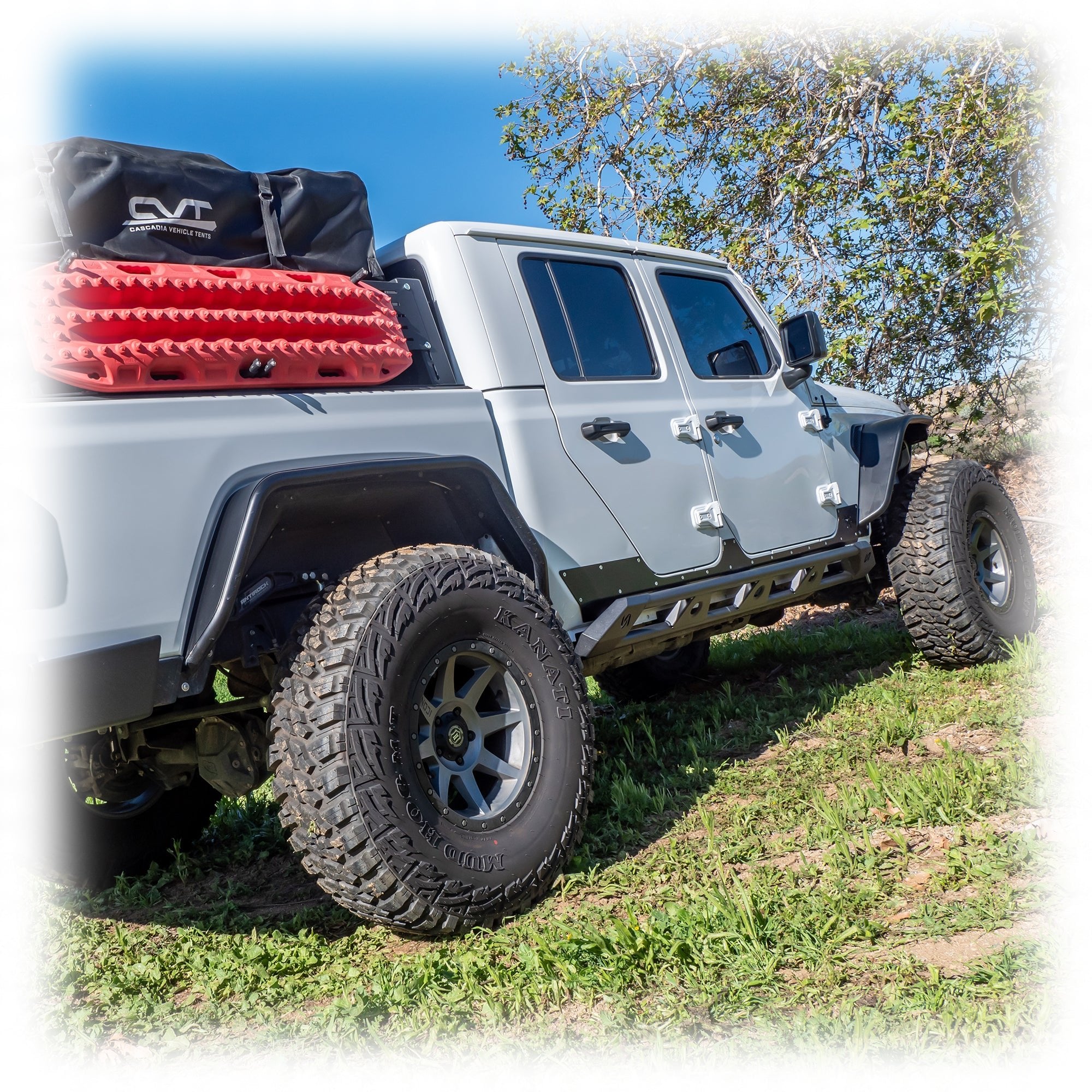 Jeep JT Gladiator Rock Sliders | With Frame - Mount System | 2020–2025 - Turn Offroad
