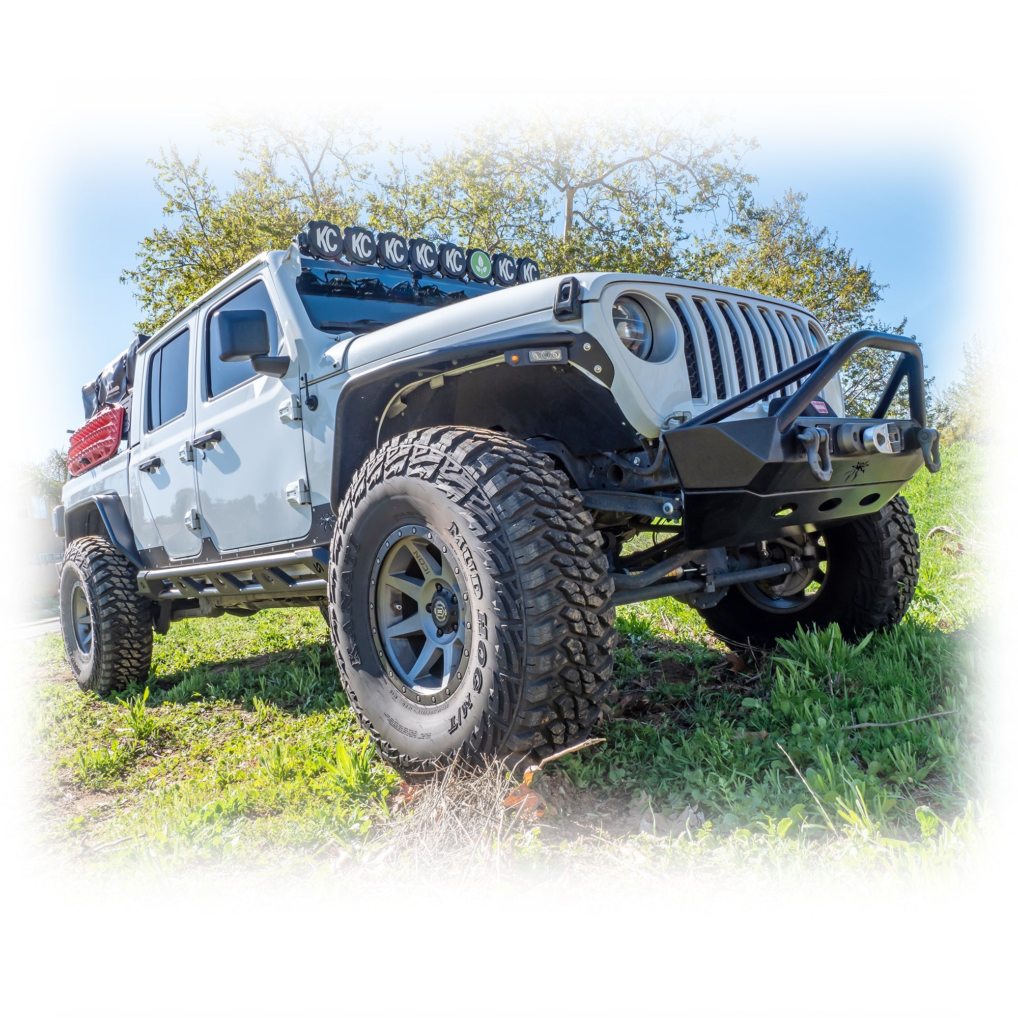 Jeep JT Gladiator Rock Sliders | With Frame - Mount System | 2020–2025 - Turn Offroad