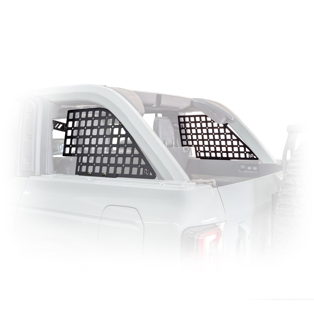 2021+ Ford Bronco Rear Window Molle Panels - Turn Offroad