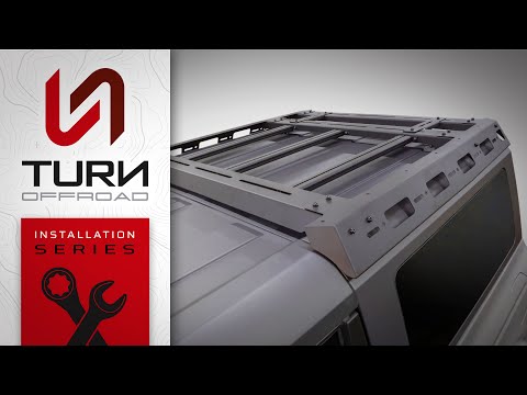 2021-2026 Ford Bronco 2 Door Hard Top Half Roof Rack