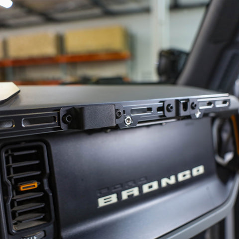Radio Mount for Ford Bronco IA8-M1 Dash Rail - Turn Offroad