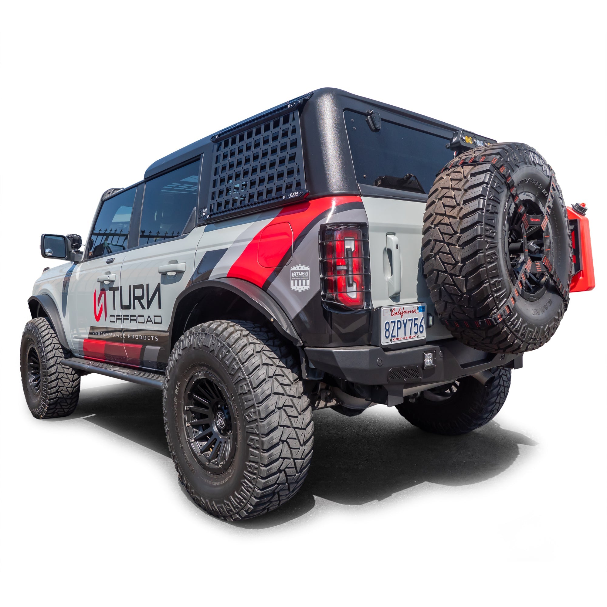 Side MOLLE Panels for 2021+ Ford Bronco w/ Turn Offroad Hard Top - Turn Offroad