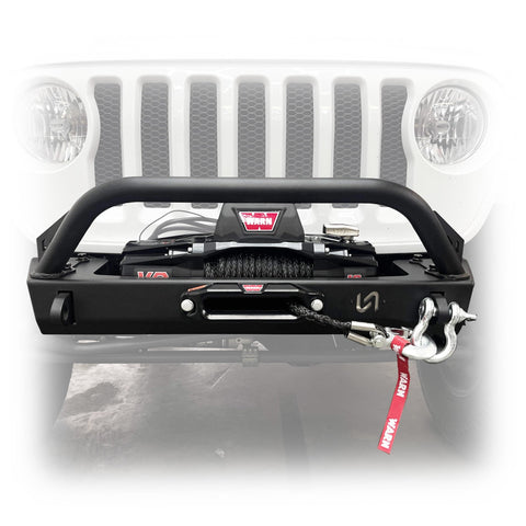 Stubby Front Bumper for Jeep Wrangler JL and Gladiator JT - Turn Offroad