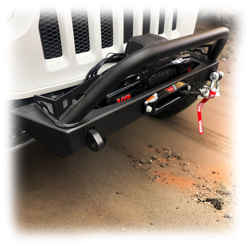 Stubby Front Bumper for Jeep Wrangler JL and Gladiator JT - Turn Offroad