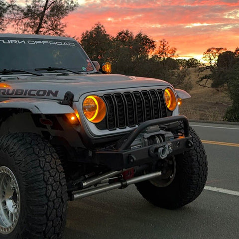 Stubby Front Bumper for Jeep Wrangler JL and Gladiator JT - Turn Offroad