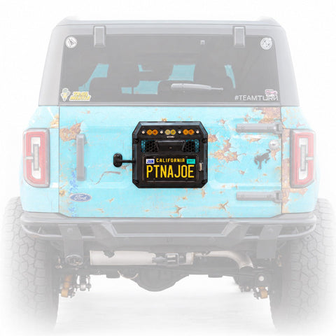 Tire Carrier Delete with Integrated Rear Lighting for Ford Bronco - Turn Offroad