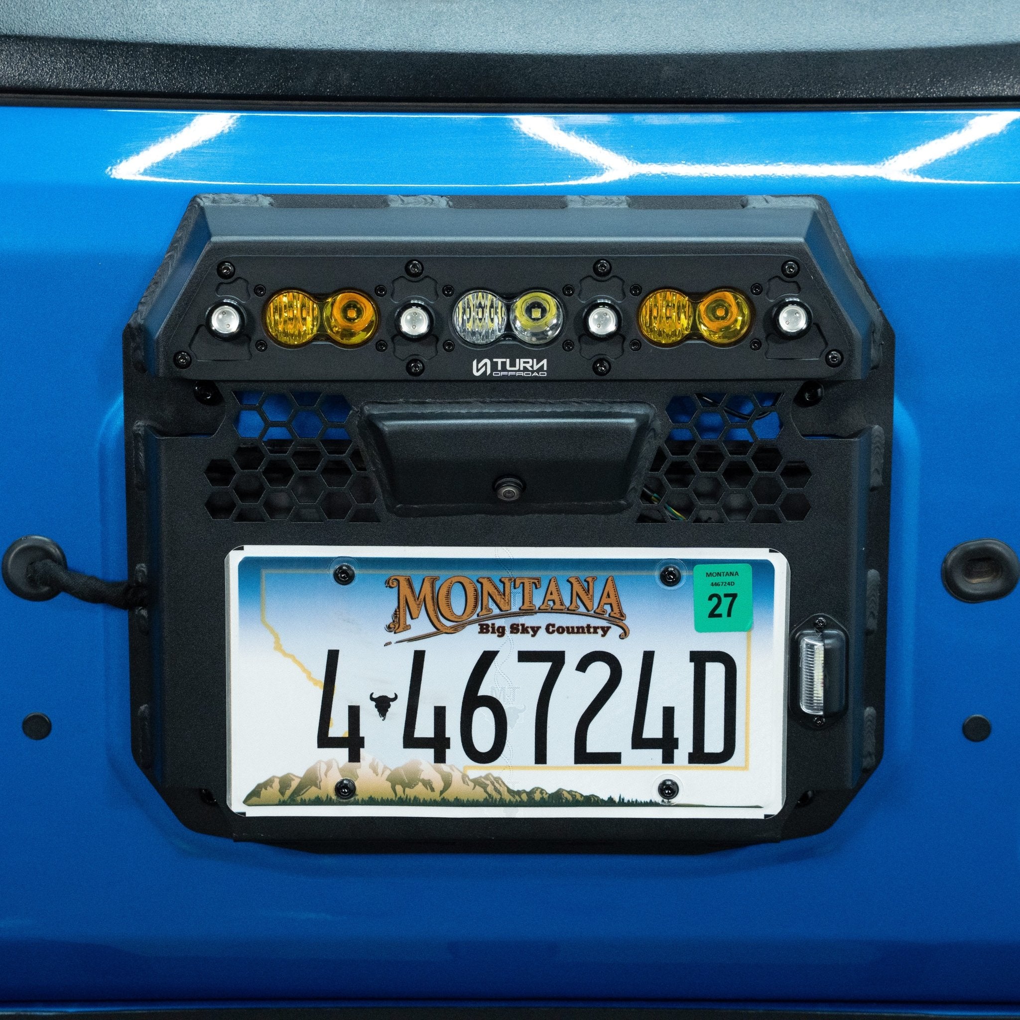 Tire Carrier Delete with Integrated Rear Lighting for Jeep Wrangler JL - Turn Offroad