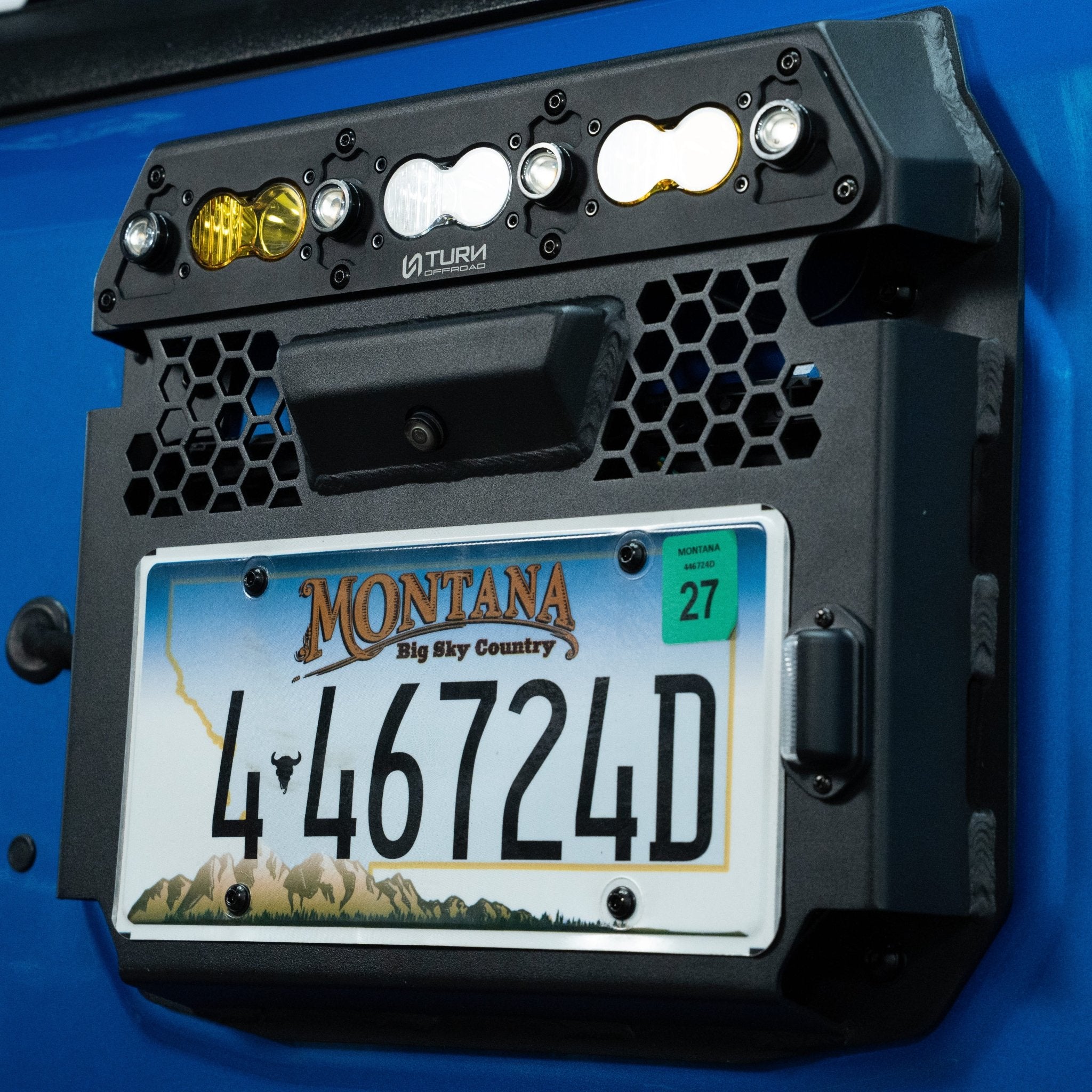 Tire Carrier Delete with Integrated Rear Lighting for Jeep Wrangler JL - Turn Offroad