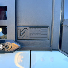 Turn Offroad Bronco Billet Hardtop Badge with TOR Flag - Turn Offroad