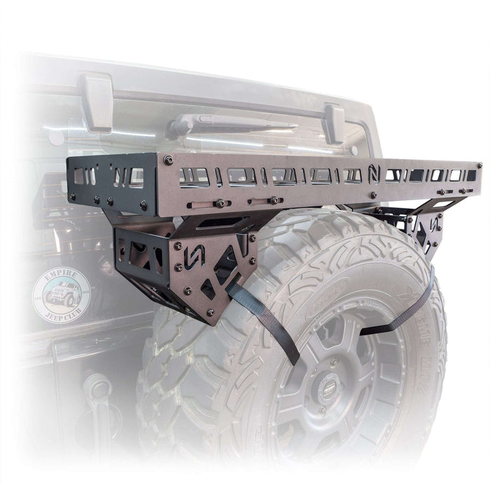 Universal Offroad Spare Tire Storage Rack - Offroad Ice Chest Carrier - Turn Offroad
