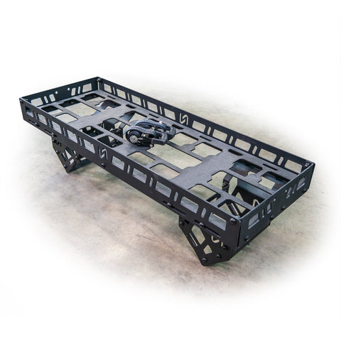 Universal Offroad Spare Tire Storage Rack - Offroad Ice Chest Carrier - Turn Offroad