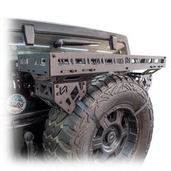 Universal Offroad Spare Tire Storage Rack - Offroad Ice Chest Carrier - Turn Offroad