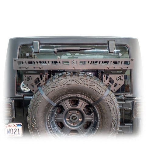 Universal Offroad Spare Tire Storage Rack - Offroad Ice Chest Carrier - Turn Offroad