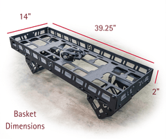 Universal Offroad Spare Tire Storage Rack - Offroad Ice Chest Carrier - Turn Offroad