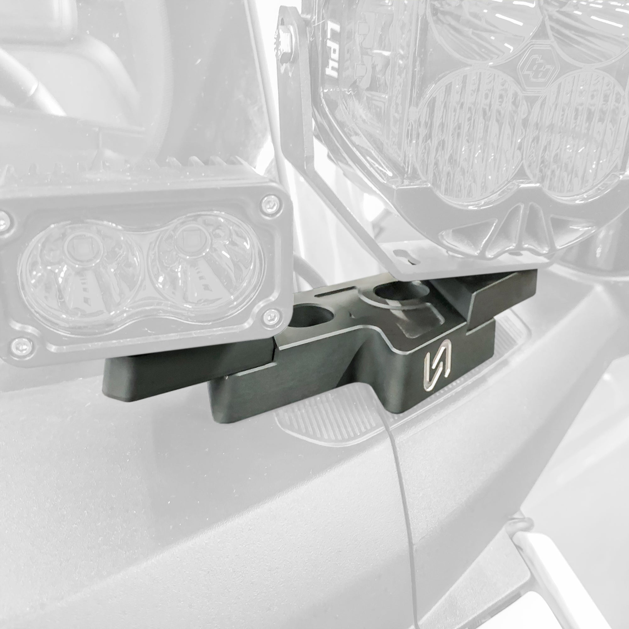 2021+ Ford Bronco Billet Mirror Light Mount (Pair) - Turn Offroad