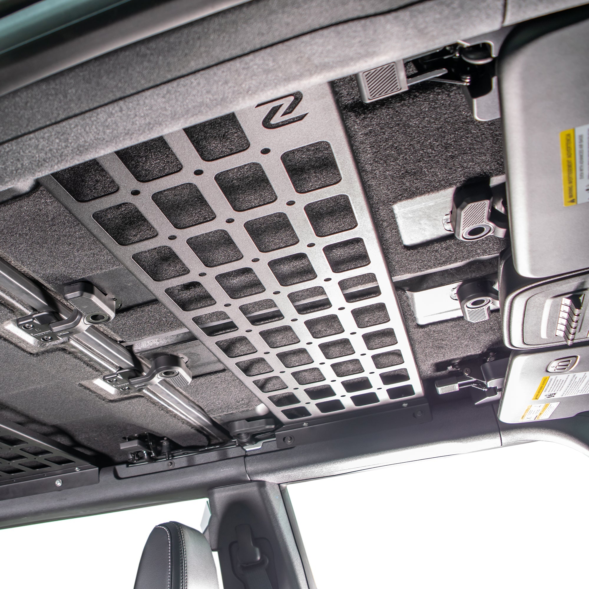 2021+ Ford Bronco Overhead MOLLE Panel Storage Kit - Turn Offroad