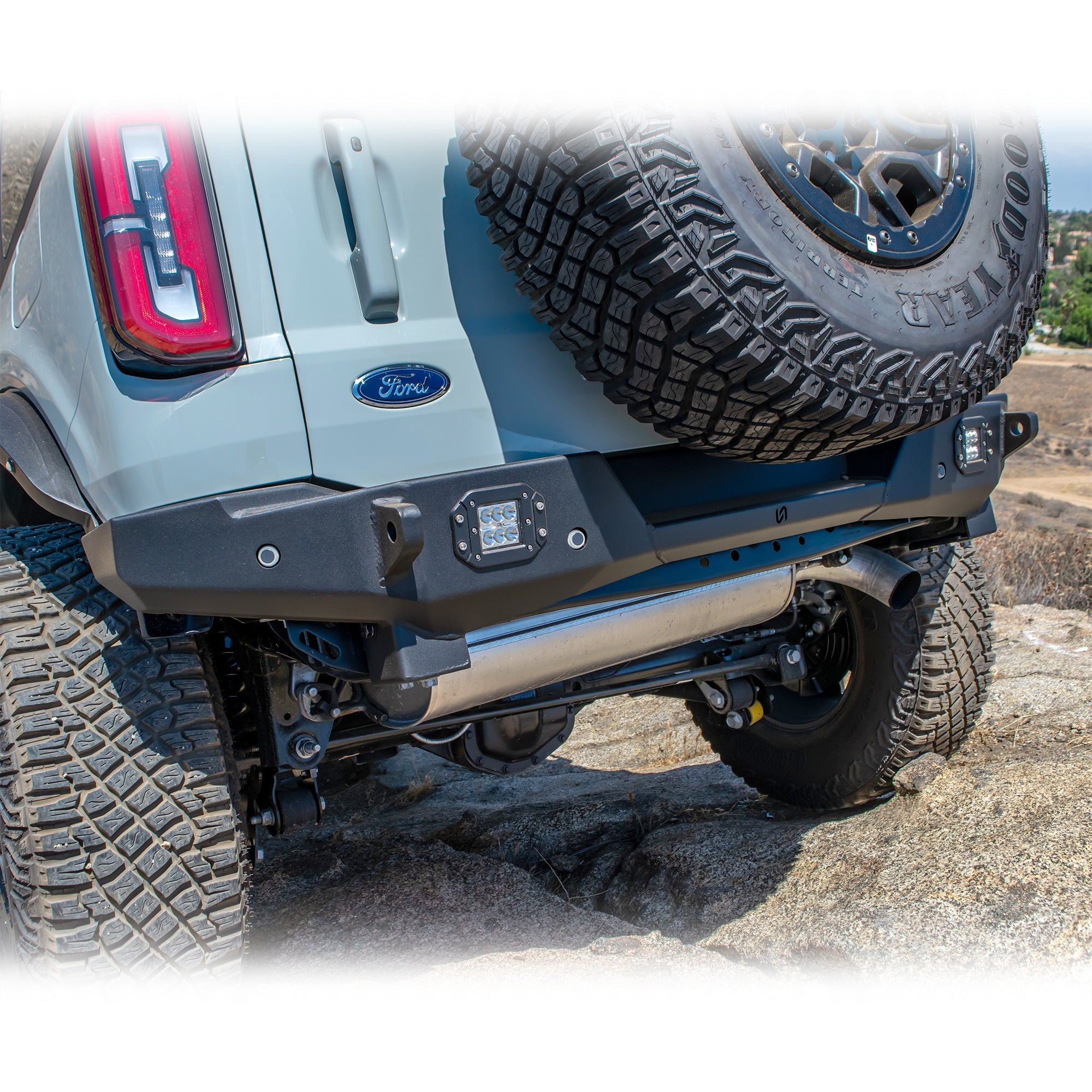 2021+ Ford Bronco Rear Bumper - Zero Series - Turn Offroad