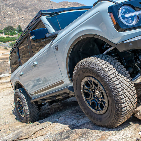 2021+ Ford Bronco Rock Sliders 4 - Door - Turn Offroad