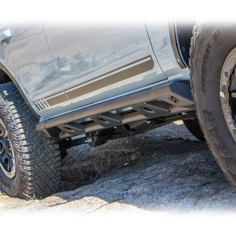 2021+ Ford Bronco Rock Sliders 4 - Door - Turn Offroad