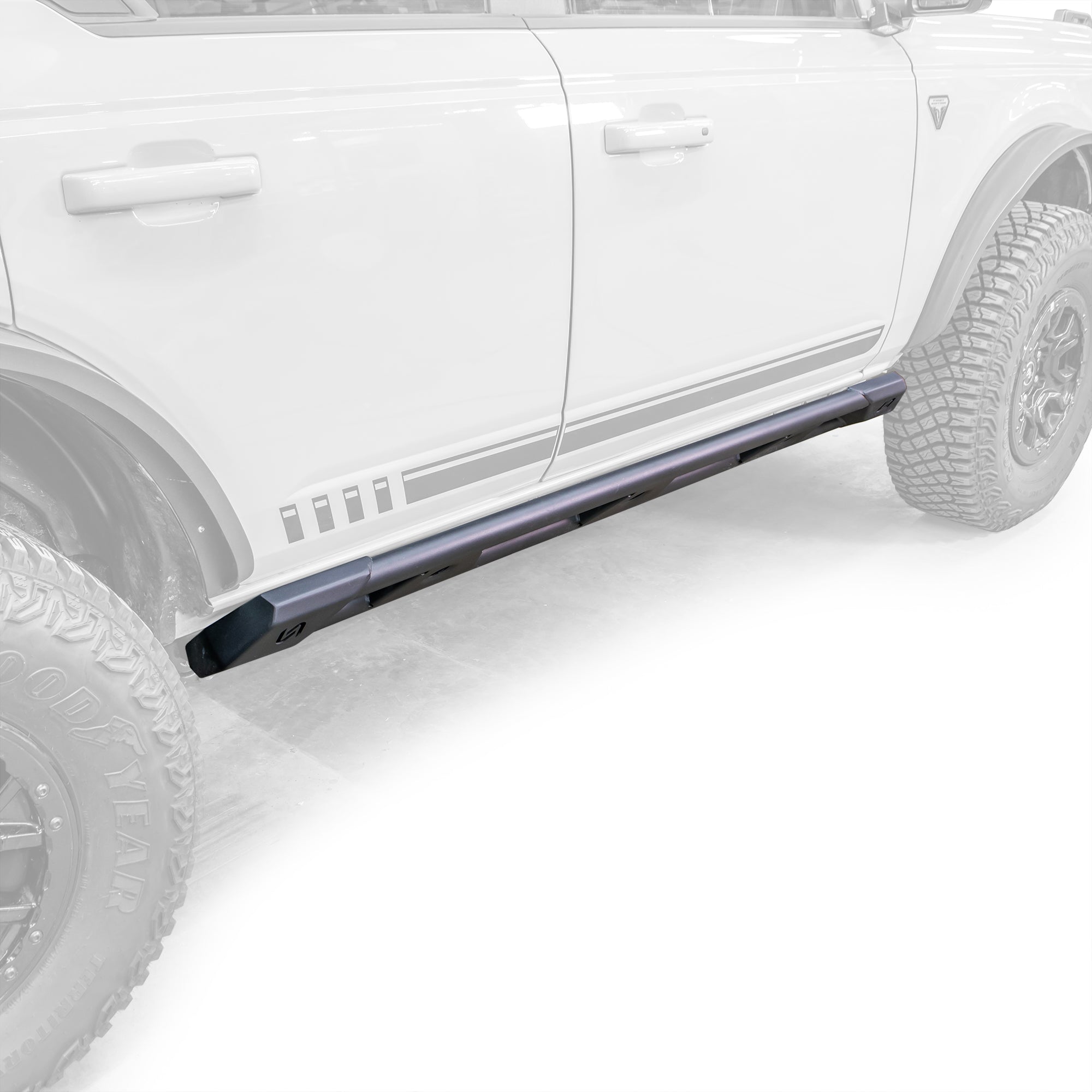 2021+ Ford Bronco Rock Sliders 4-Door | Turn Offroad