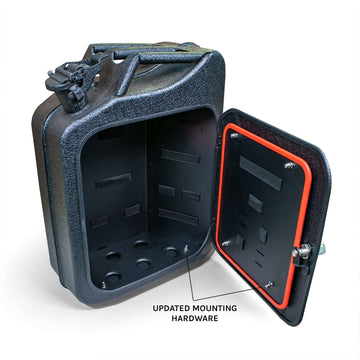 Jerry Can Mini Bar for Outdoor | Durable Steel, Secure Storage
